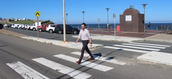 Beachside crossing upgrade to enhance access for pedestrians and cyclists