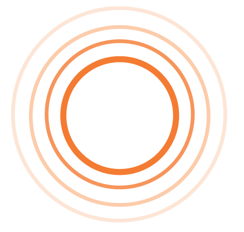 Orange circles icon