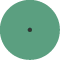 Dark green circle