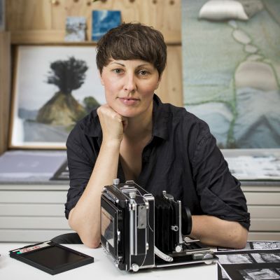 Newcastle's Izabela Pluta is one of four artists whose work will be presented through the street hoarding project as part of the Newcastle Art Gallery expansion. Photo courtesy of Anna Kucera.